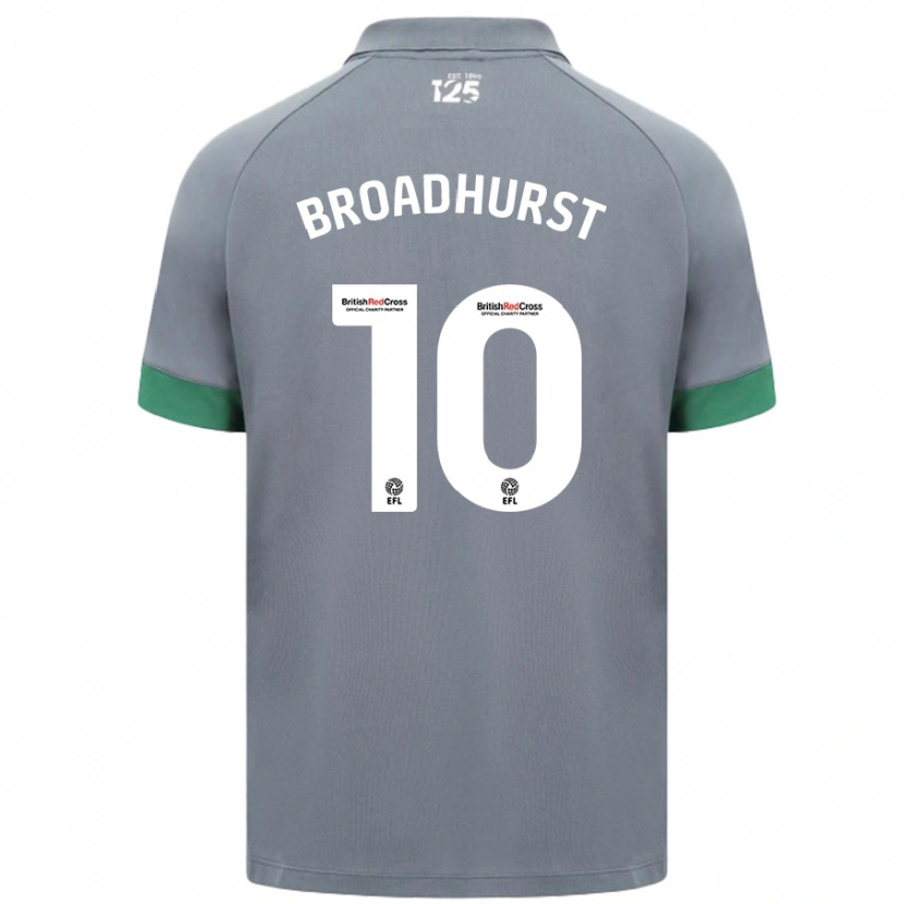 Danxen Damen Danielle Broadhurst #10 Dunkelgrau Auswärtstrikot Trikot 2024/25 T-Shirt