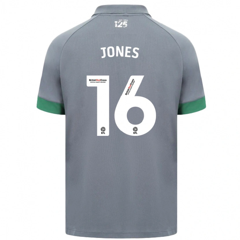 Danxen Damen Ellie Jones #16 Dunkelgrau Auswärtstrikot Trikot 2024/25 T-Shirt