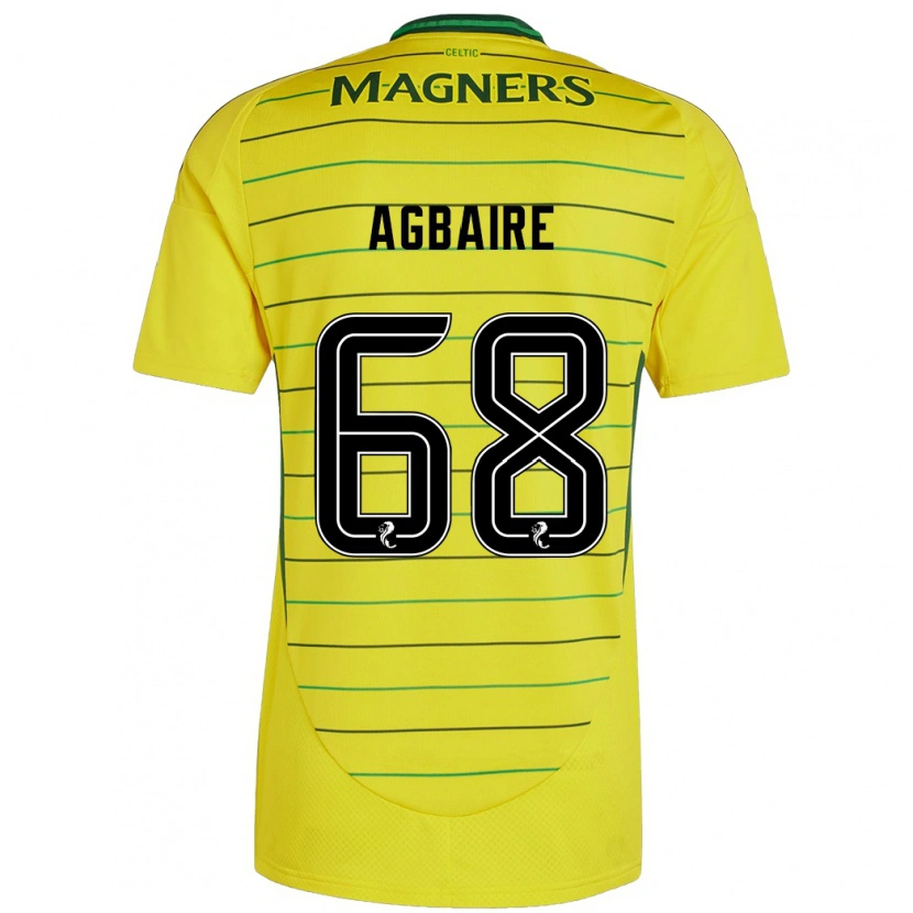 Danxen Damen Lenny Agbaire #68 Gelb Auswärtstrikot Trikot 2024/25 T-Shirt