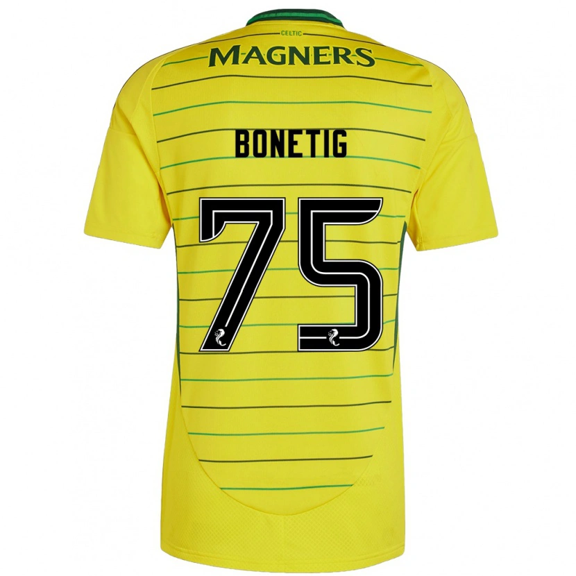 Danxen Damen Liam Bonetig #75 Gelb Auswärtstrikot Trikot 2024/25 T-Shirt