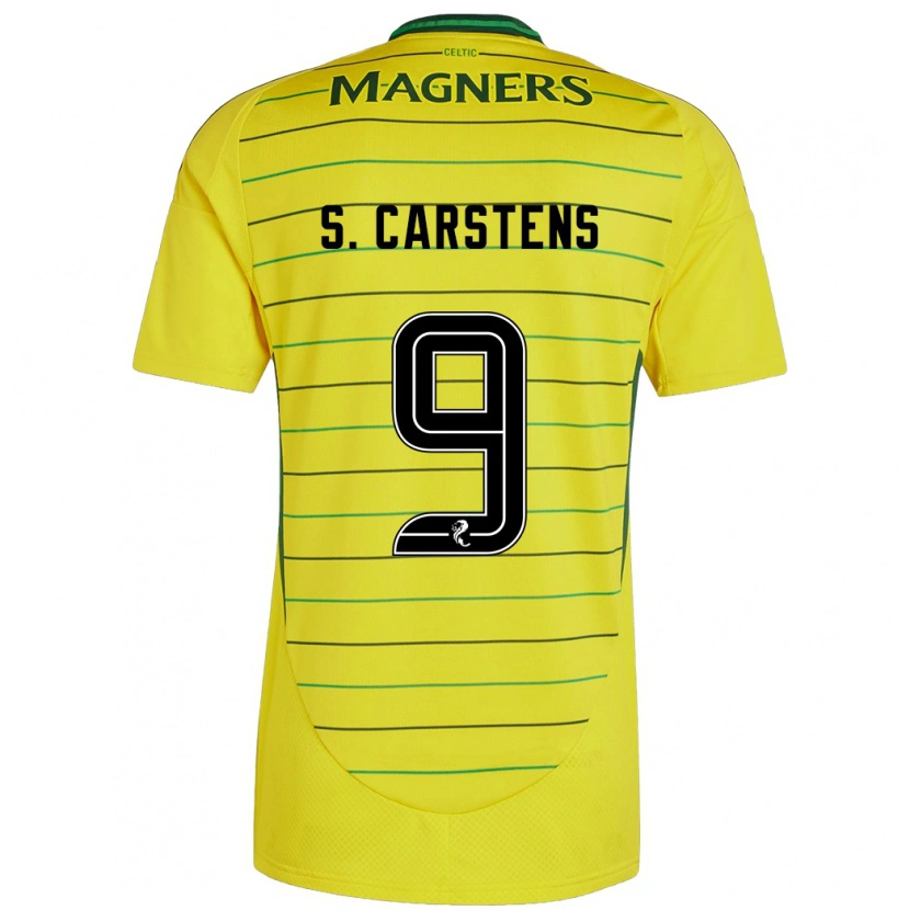 Danxen Damen Signe Carstens #9 Gelb Auswärtstrikot Trikot 2024/25 T-Shirt