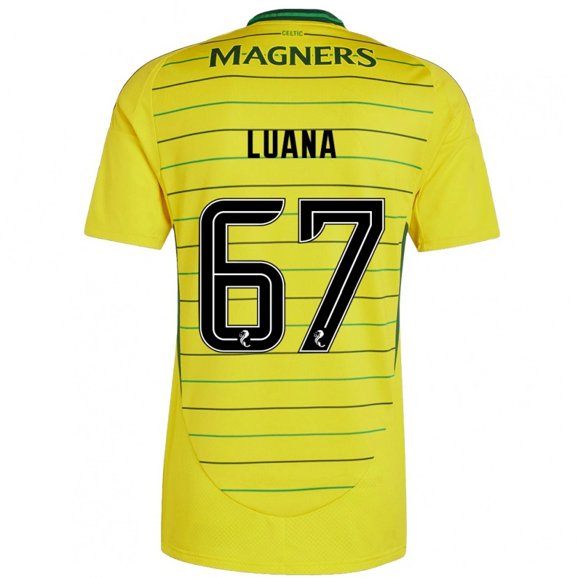 Danxen Damen Luana Muñoz #67 Gelb Auswärtstrikot Trikot 2024/25 T-Shirt