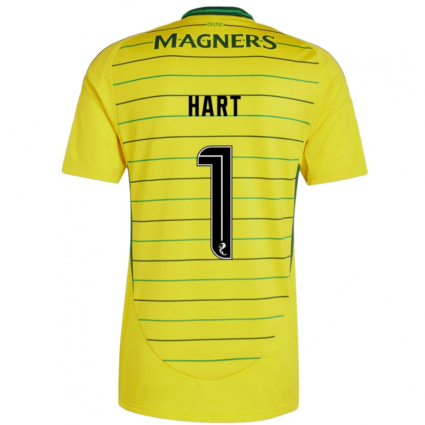 Danxen Damen Joe Hart #1 Gelb Auswärtstrikot Trikot 2024/25 T-Shirt