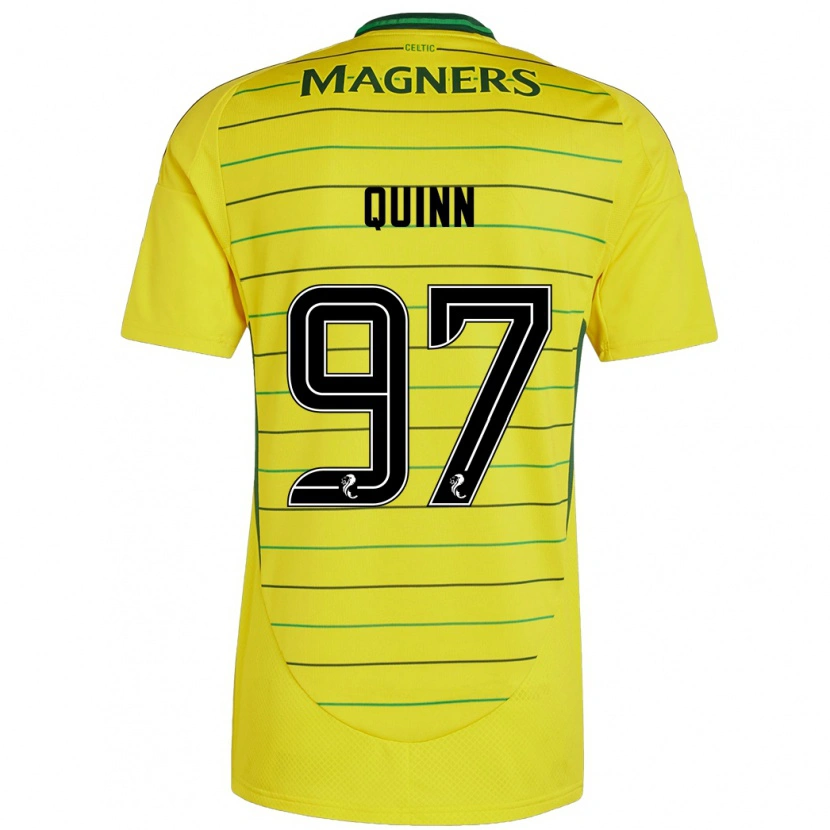 Danxen Damen Ben Quinn #97 Gelb Auswärtstrikot Trikot 2024/25 T-Shirt