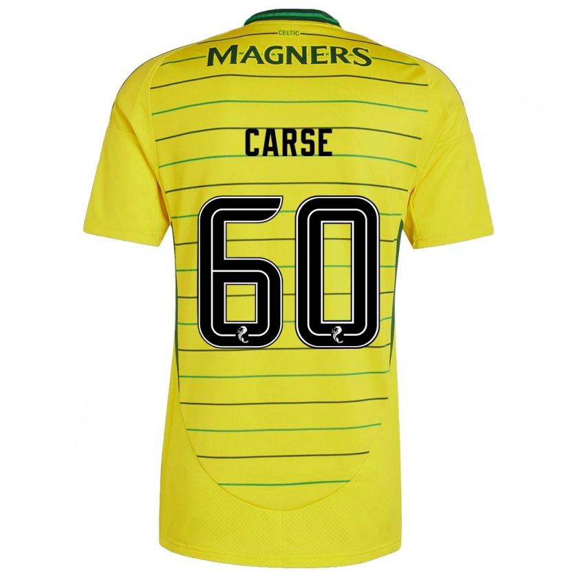 Danxen Damen Mackenzie Carse #60 Gelb Auswärtstrikot Trikot 2024/25 T-Shirt