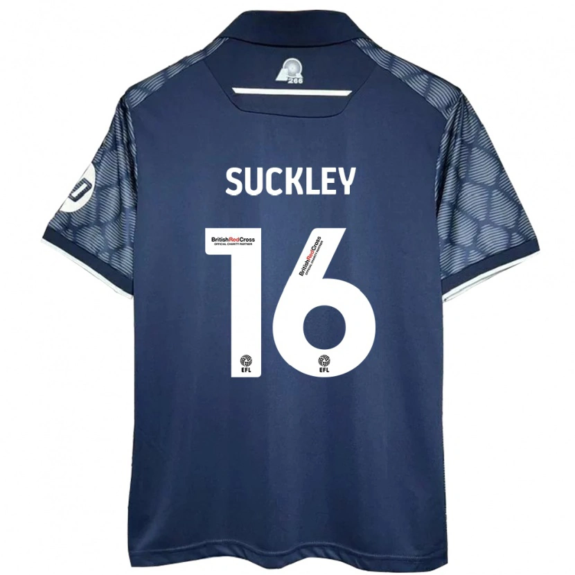 Danxen Damen Ava Suckley #16 Schwarz Auswärtstrikot Trikot 2024/25 T-Shirt