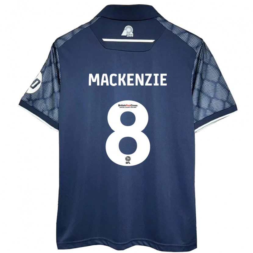 Danxen Damen Libby Mackenzie #8 Schwarz Auswärtstrikot Trikot 2024/25 T-Shirt