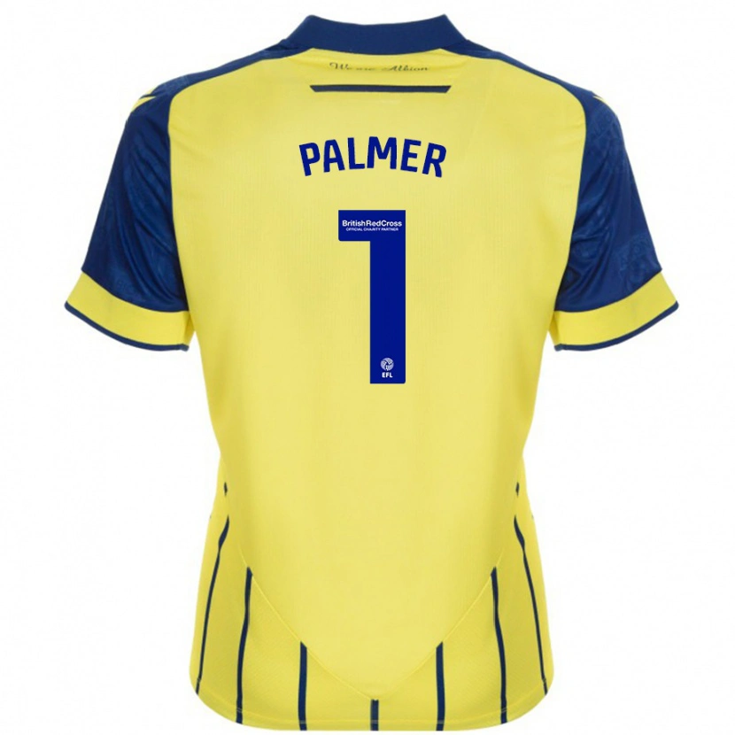 Danxen Damen Alex Palmer #1 Gelb Blau Auswärtstrikot Trikot 2024/25 T-Shirt