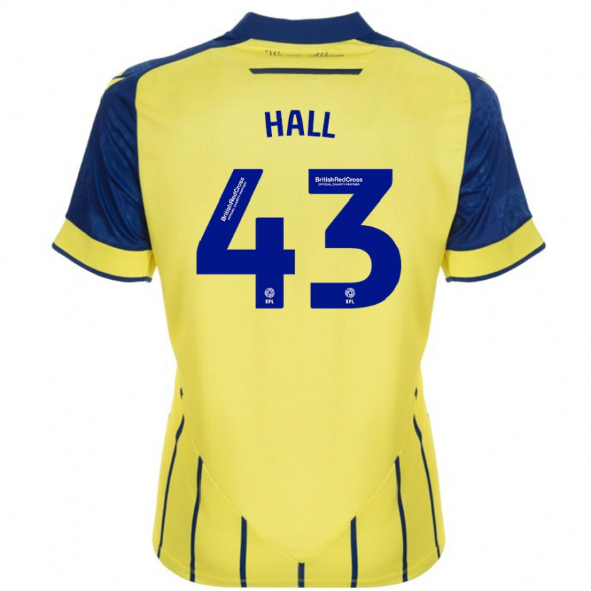 Danxen Damen Reece Hall #43 Gelb Blau Auswärtstrikot Trikot 2024/25 T-Shirt