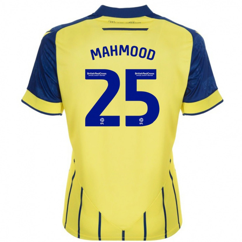 Danxen Damen Mahmood #25 Gelb Blau Auswärtstrikot Trikot 2024/25 T-Shirt