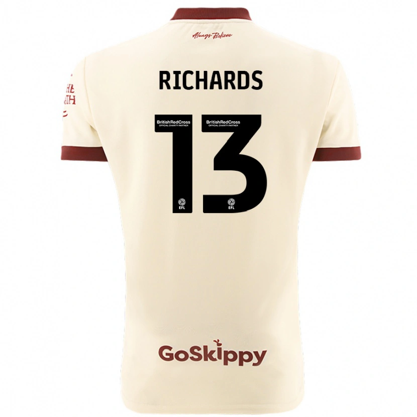 Danxen Damen Harvey Wiles-Richards #13 Cremeweiß Auswärtstrikot Trikot 2024/25 T-Shirt