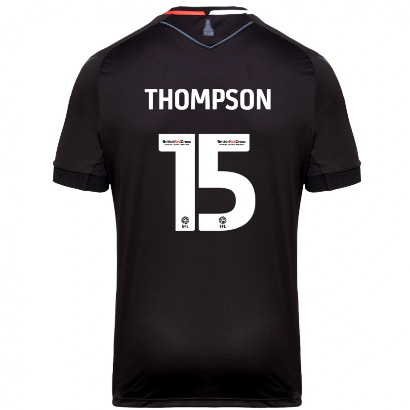 Danxen Damen Jordan Thompson #15 Schwarz Auswärtstrikot Trikot 2024/25 T-Shirt