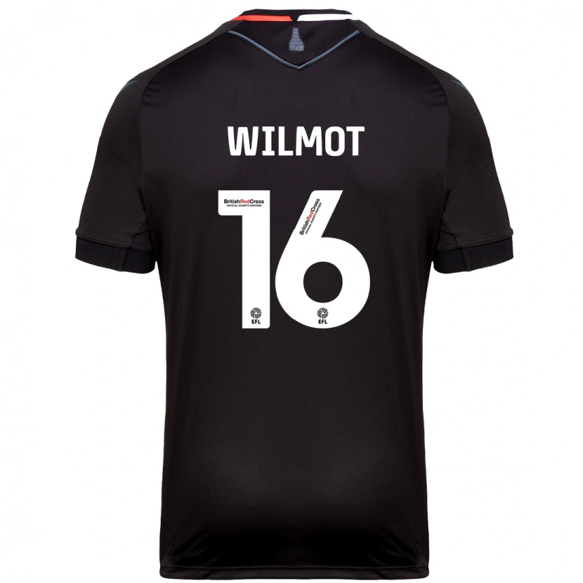 Danxen Damen Ben Wilmot #16 Schwarz Auswärtstrikot Trikot 2024/25 T-Shirt