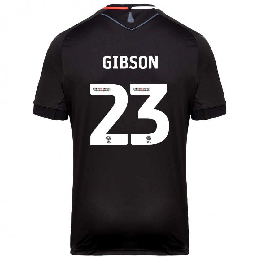 Danxen Damen Ben Gibson #23 Schwarz Auswärtstrikot Trikot 2024/25 T-Shirt