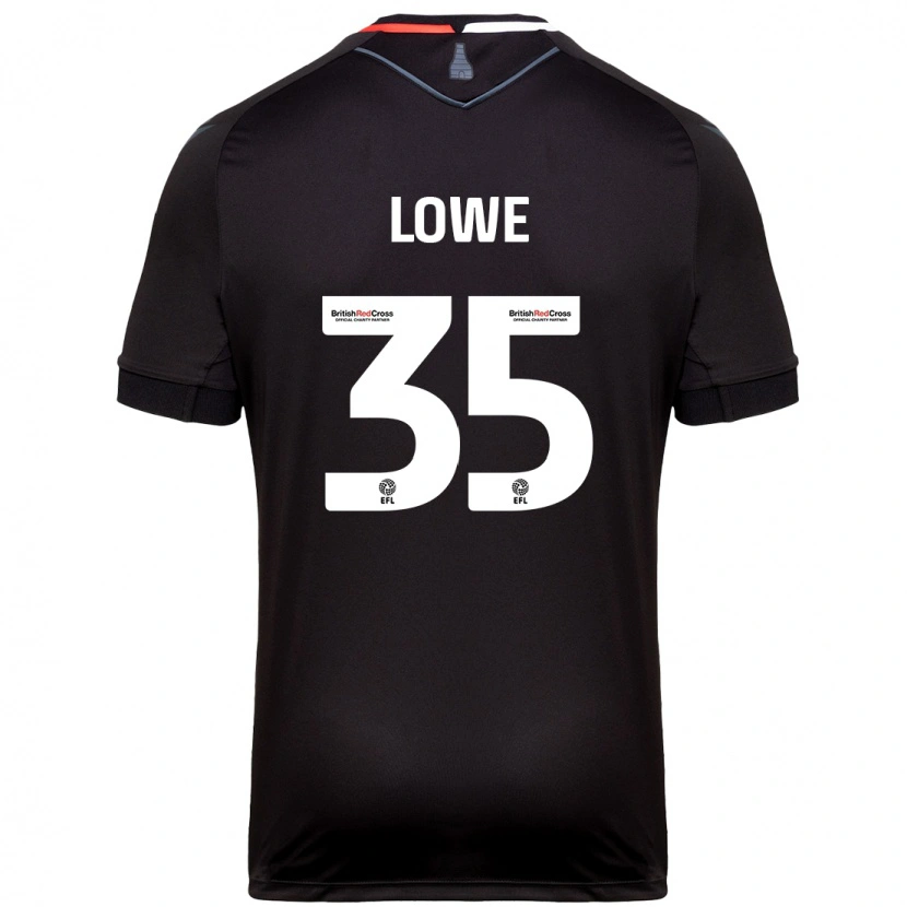 Danxen Damen Nathan Lowe #35 Schwarz Auswärtstrikot Trikot 2024/25 T-Shirt