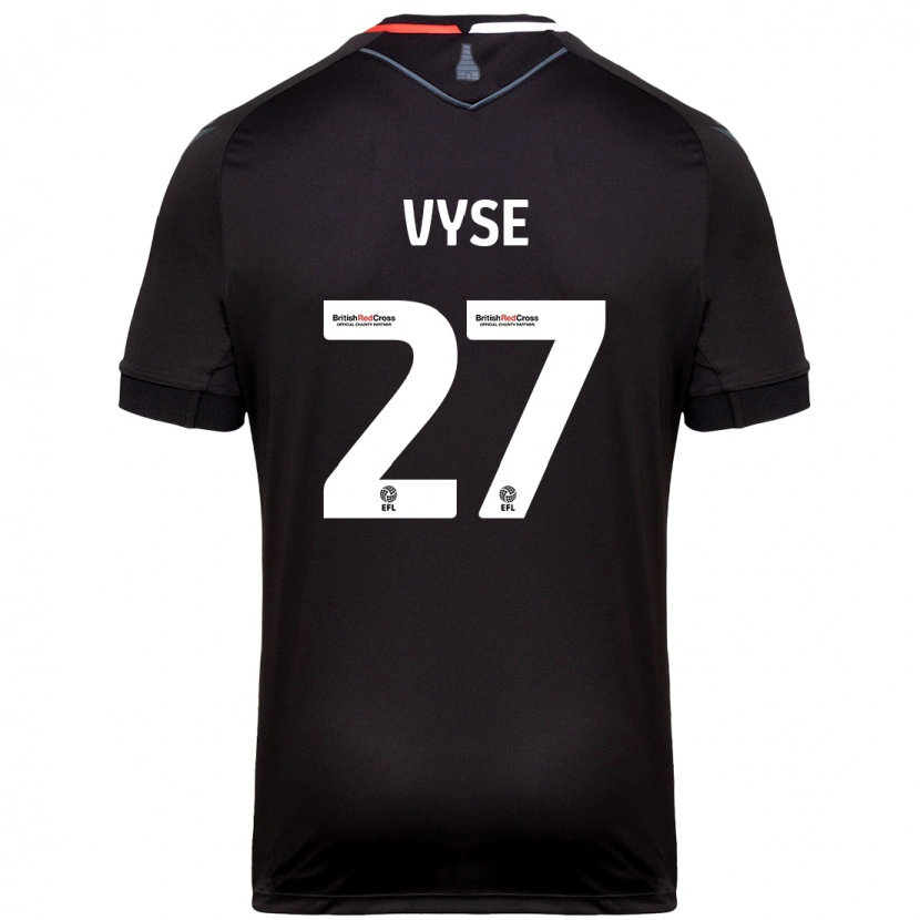 Danxen Damen Ryah Vyse #27 Schwarz Auswärtstrikot Trikot 2024/25 T-Shirt