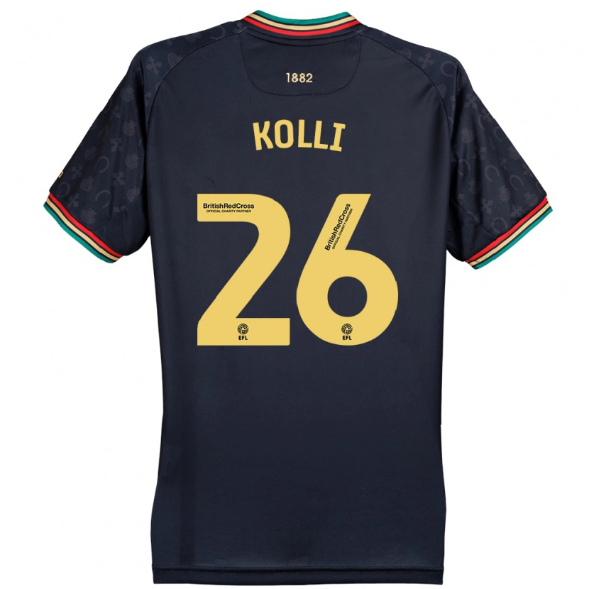 Danxen Damen Rayan Kolli #26 Dunkelmarineblau Auswärtstrikot Trikot 2024/25 T-Shirt
