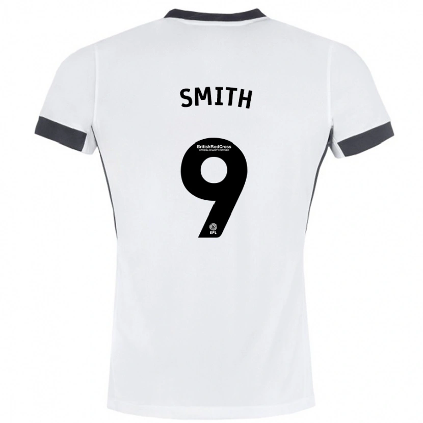 Danxen Damen Libby Smith #9 Weiß Schwarz Auswärtstrikot Trikot 2024/25 T-Shirt