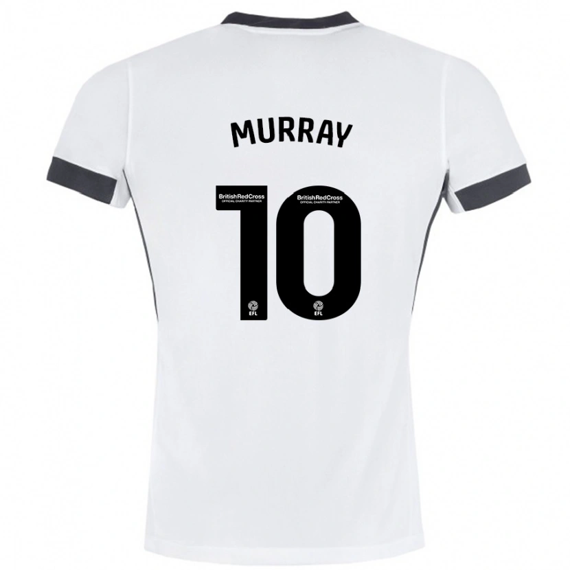 Danxen Damen Christie Harrison-Murray #10 Weiß Schwarz Auswärtstrikot Trikot 2024/25 T-Shirt