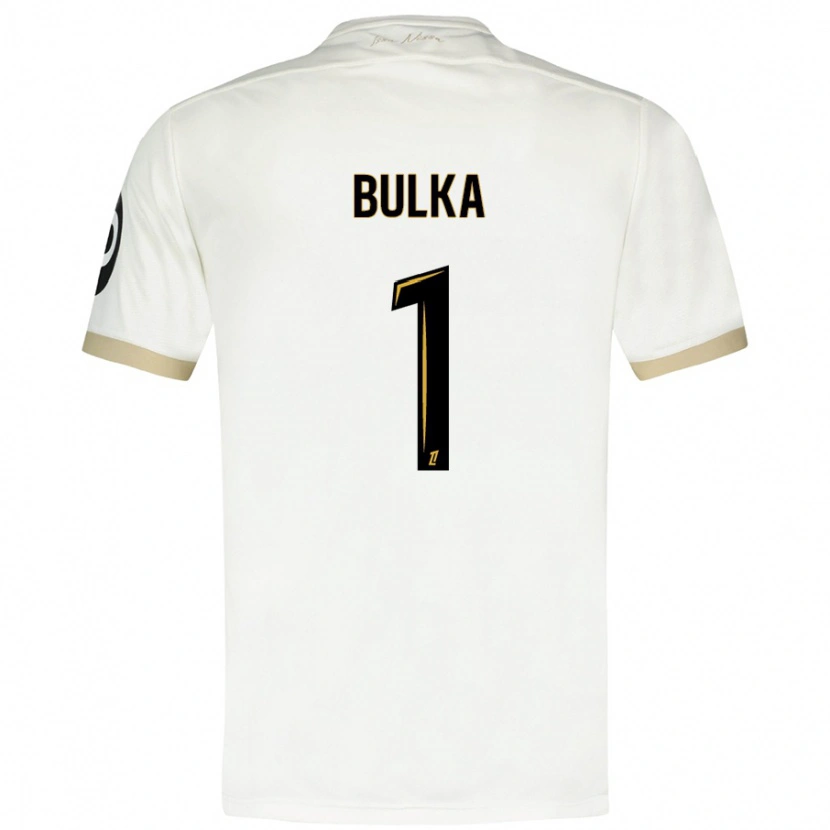Danxen Damen Marcin Bulka #1 Weißgold Auswärtstrikot Trikot 2024/25 T-Shirt