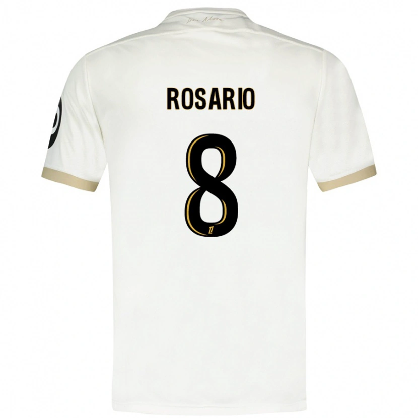 Danxen Damen Pablo Rosario #8 Weißgold Auswärtstrikot Trikot 2024/25 T-Shirt
