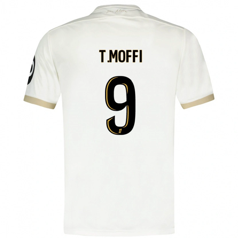 Danxen Damen Terem Moffi #9 Weißgold Auswärtstrikot Trikot 2024/25 T-Shirt