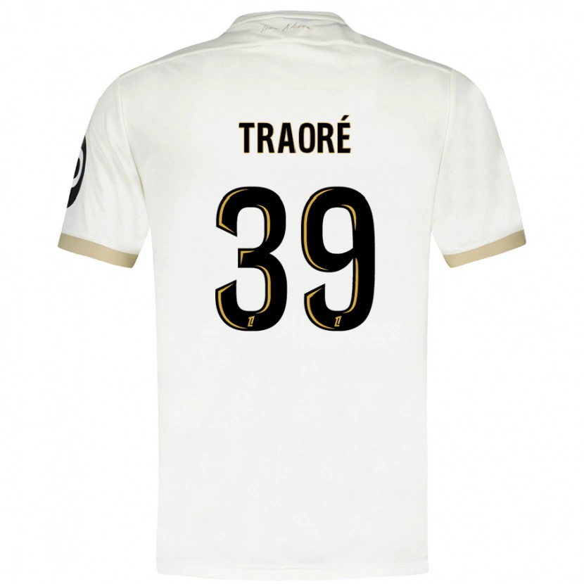 Danxen Damen Daouda Traoré #39 Weißgold Auswärtstrikot Trikot 2024/25 T-Shirt