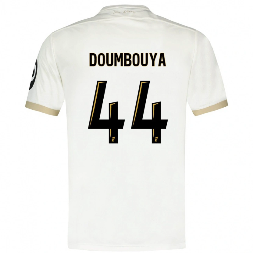Danxen Damen Amidou Doumbouya #44 Weißgold Auswärtstrikot Trikot 2024/25 T-Shirt