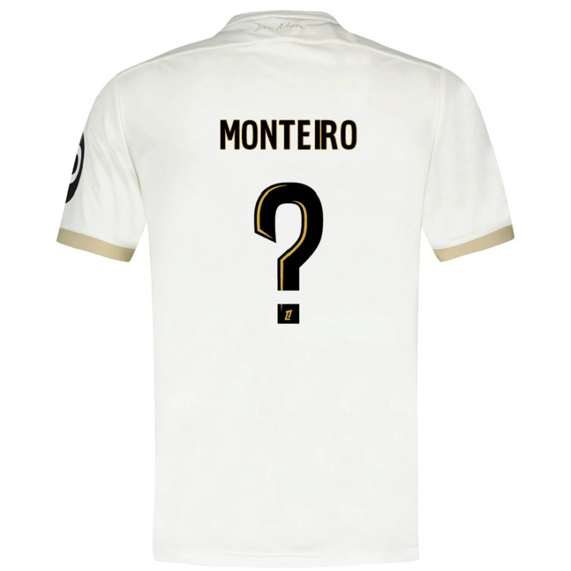 Danxen Damen Laurenzo Monteiro #0 Weißgold Auswärtstrikot Trikot 2024/25 T-Shirt
