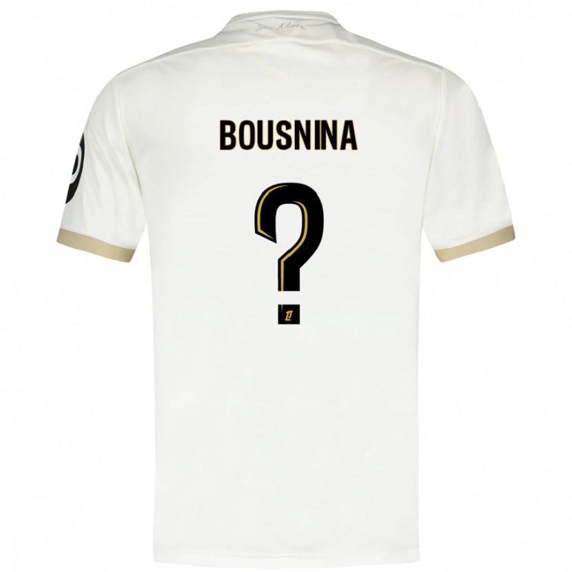 Danxen Damen Farès Bousnina #0 Weißgold Auswärtstrikot Trikot 2024/25 T-Shirt