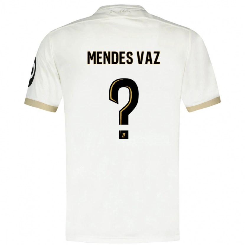 Danxen Damen Hernâni Mendes Vaz #0 Weißgold Auswärtstrikot Trikot 2024/25 T-Shirt