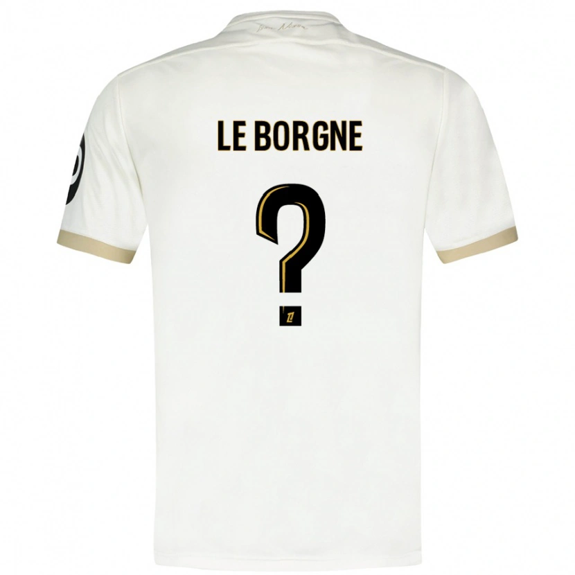 Danxen Damen Andréa Le Borgne #0 Weißgold Auswärtstrikot Trikot 2024/25 T-Shirt