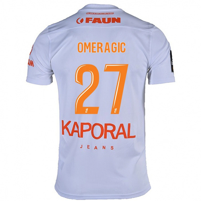 Danxen Damen Becir Omeragic #27 Weiß Auswärtstrikot Trikot 2024/25 T-Shirt