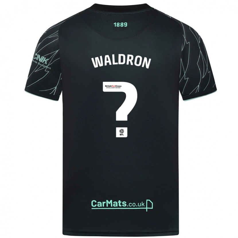 Danxen Damen Jack Waldron #0 Schwarz Grün Auswärtstrikot Trikot 2024/25 T-Shirt