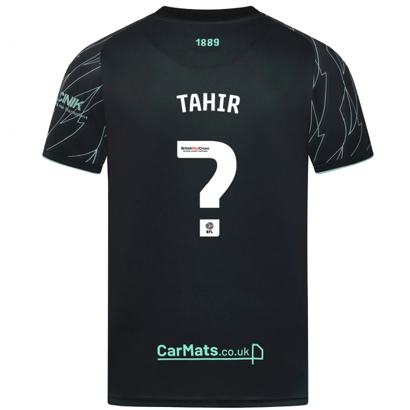 Danxen Damen Zain Tahir #0 Schwarz Grün Auswärtstrikot Trikot 2024/25 T-Shirt