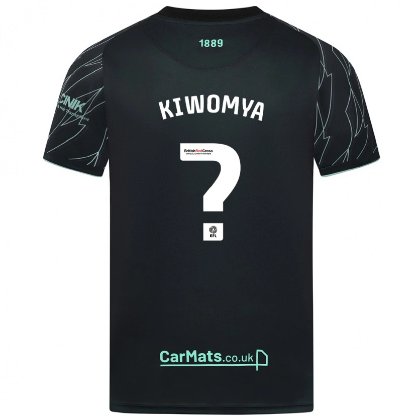Danxen Damen Noah Kiwomya #0 Schwarz Grün Auswärtstrikot Trikot 2024/25 T-Shirt