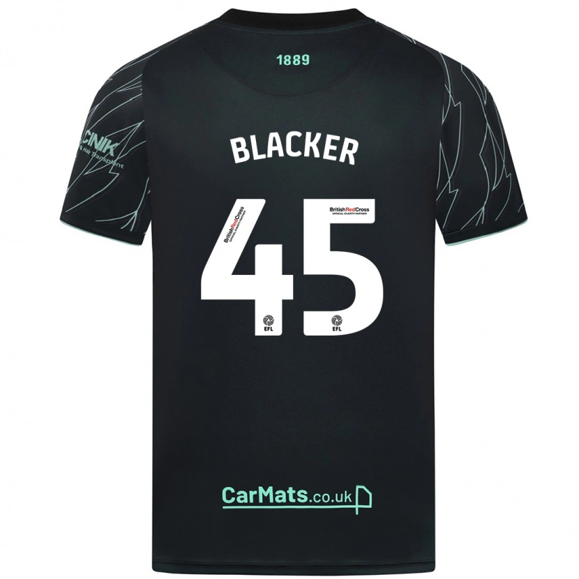 Danxen Damen Billy Blacker #45 Schwarz Grün Auswärtstrikot Trikot 2024/25 T-Shirt