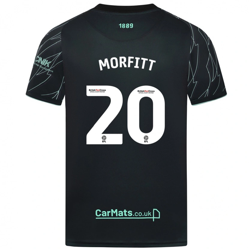 Danxen Damen Izzy Morfitt #20 Schwarz Grün Auswärtstrikot Trikot 2024/25 T-Shirt