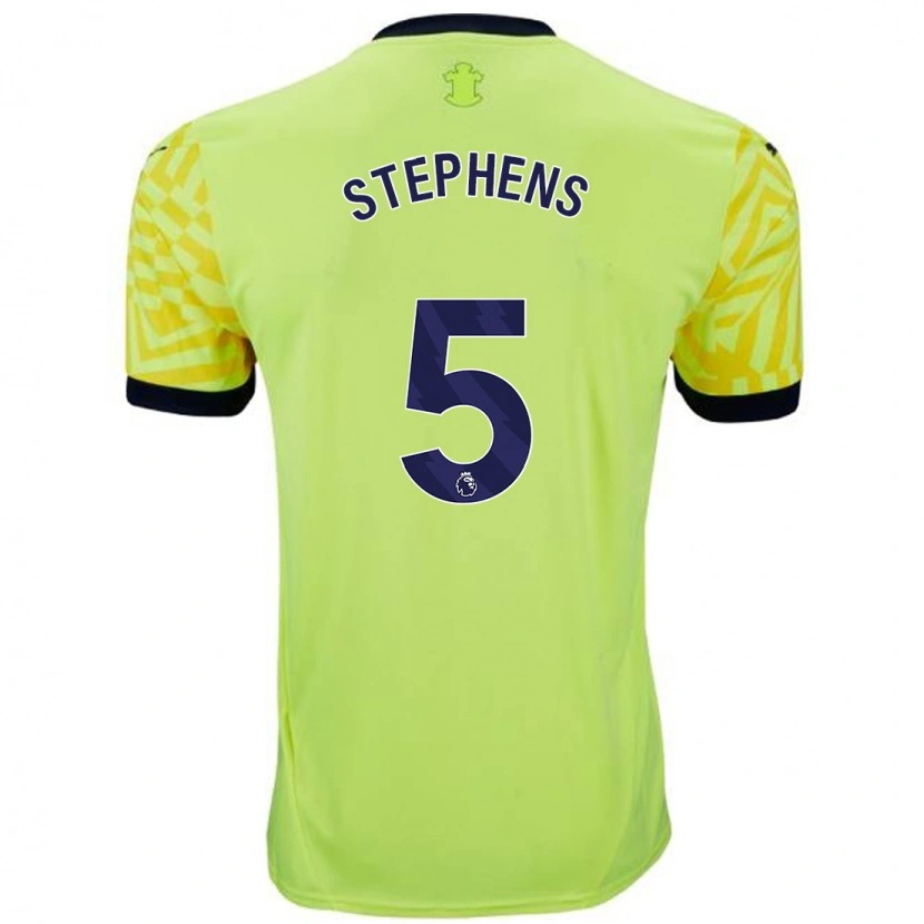 Danxen Damen Jack Stephens #5 Gelb Auswärtstrikot Trikot 2024/25 T-Shirt