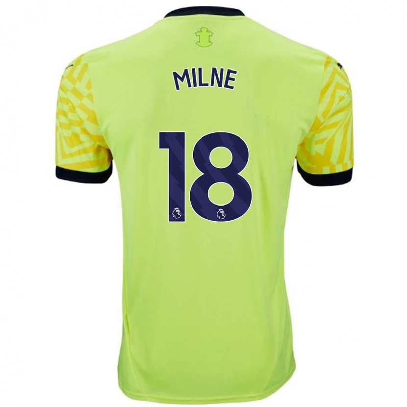 Danxen Damen Izzy Milne #18 Gelb Auswärtstrikot Trikot 2024/25 T-Shirt