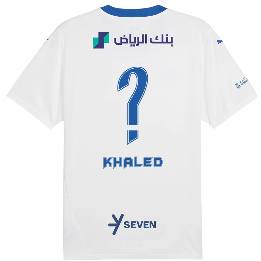 Danxen Damen Saad Khaled #0 Weiß Blau Auswärtstrikot Trikot 2024/25 T-Shirt