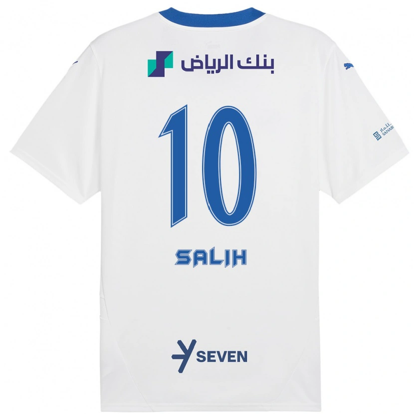 Danxen Damen Zakia Salih #10 Weiß Blau Auswärtstrikot Trikot 2024/25 T-Shirt
