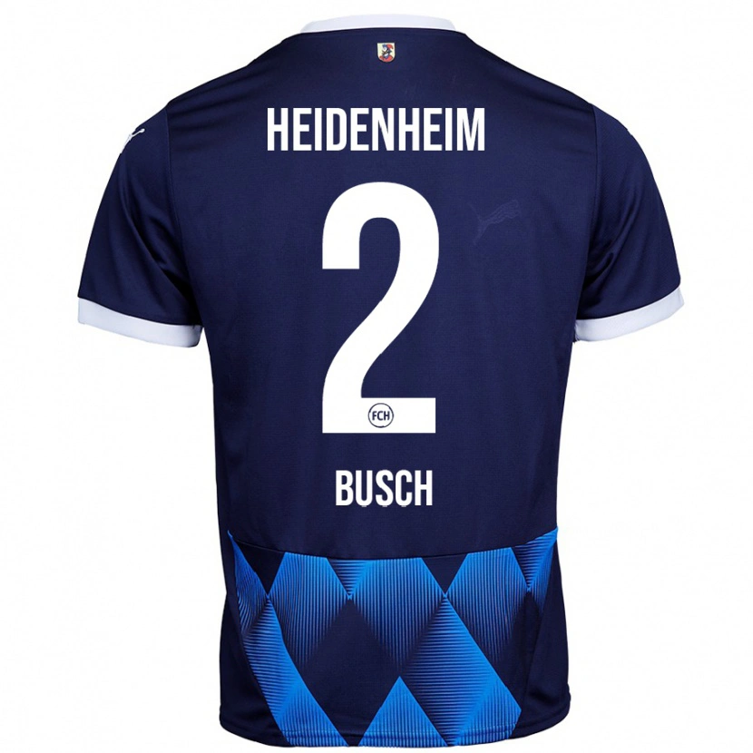 Danxen Damen Marnon Busch #2 Dunkel Marineblau Auswärtstrikot Trikot 2024/25 T-Shirt