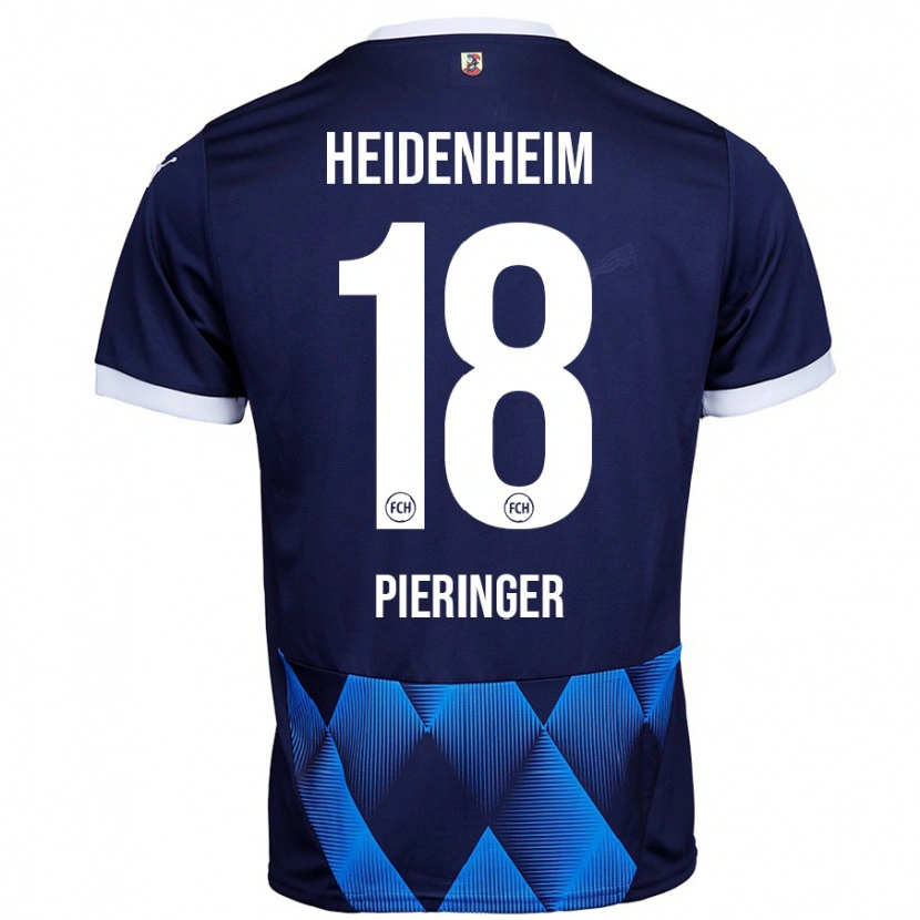 Danxen Damen Marvin Pieringer #18 Dunkel Marineblau Auswärtstrikot Trikot 2024/25 T-Shirt