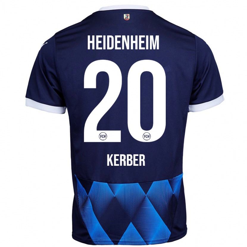 Danxen Damen Luca Kerber #20 Dunkel Marineblau Auswärtstrikot Trikot 2024/25 T-Shirt