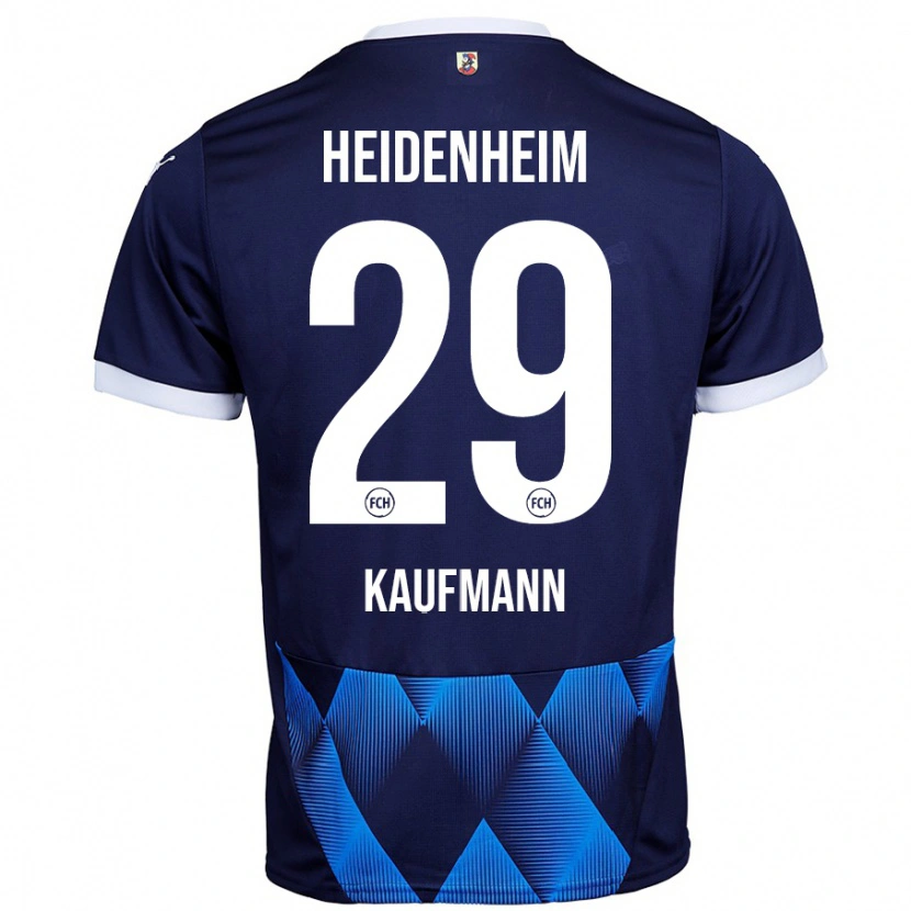 Danxen Damen Mikkel Kaufmann #29 Dunkel Marineblau Auswärtstrikot Trikot 2024/25 T-Shirt