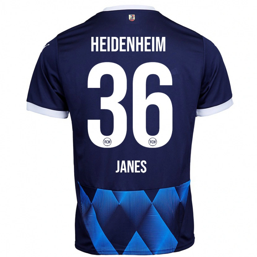 Danxen Damen Luka Janes #36 Dunkel Marineblau Auswärtstrikot Trikot 2024/25 T-Shirt