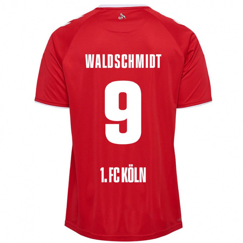 Danxen Damen Luca Waldschmidt #9 Rot Weiß Auswärtstrikot Trikot 2024/25 T-Shirt