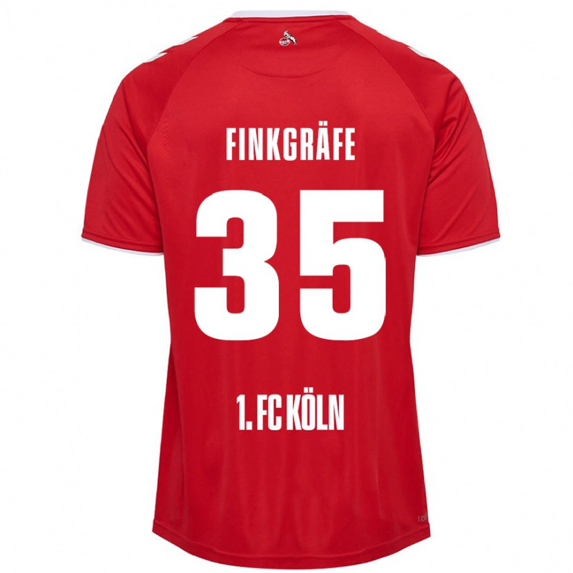 Danxen Damen Max Finkgräfe #35 Rot Weiß Auswärtstrikot Trikot 2024/25 T-Shirt