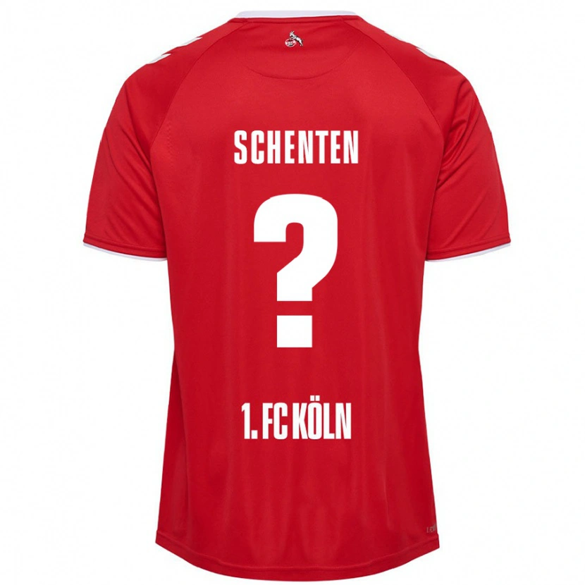 Danxen Damen Fynn Schenten #0 Rot Weiß Auswärtstrikot Trikot 2024/25 T-Shirt